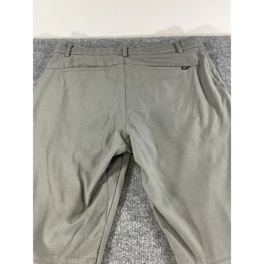 Nike Golf Dri Fit Pants Mens 34x34 Gray Modern Fit Performance Stretch Athletic